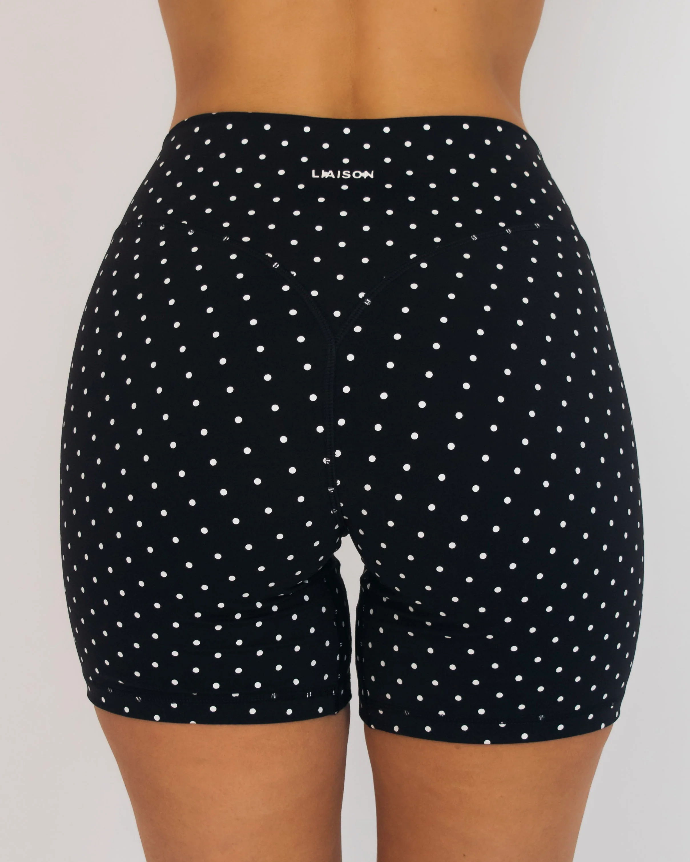 Bridge Short - Black & White Polka Dots - Image 3