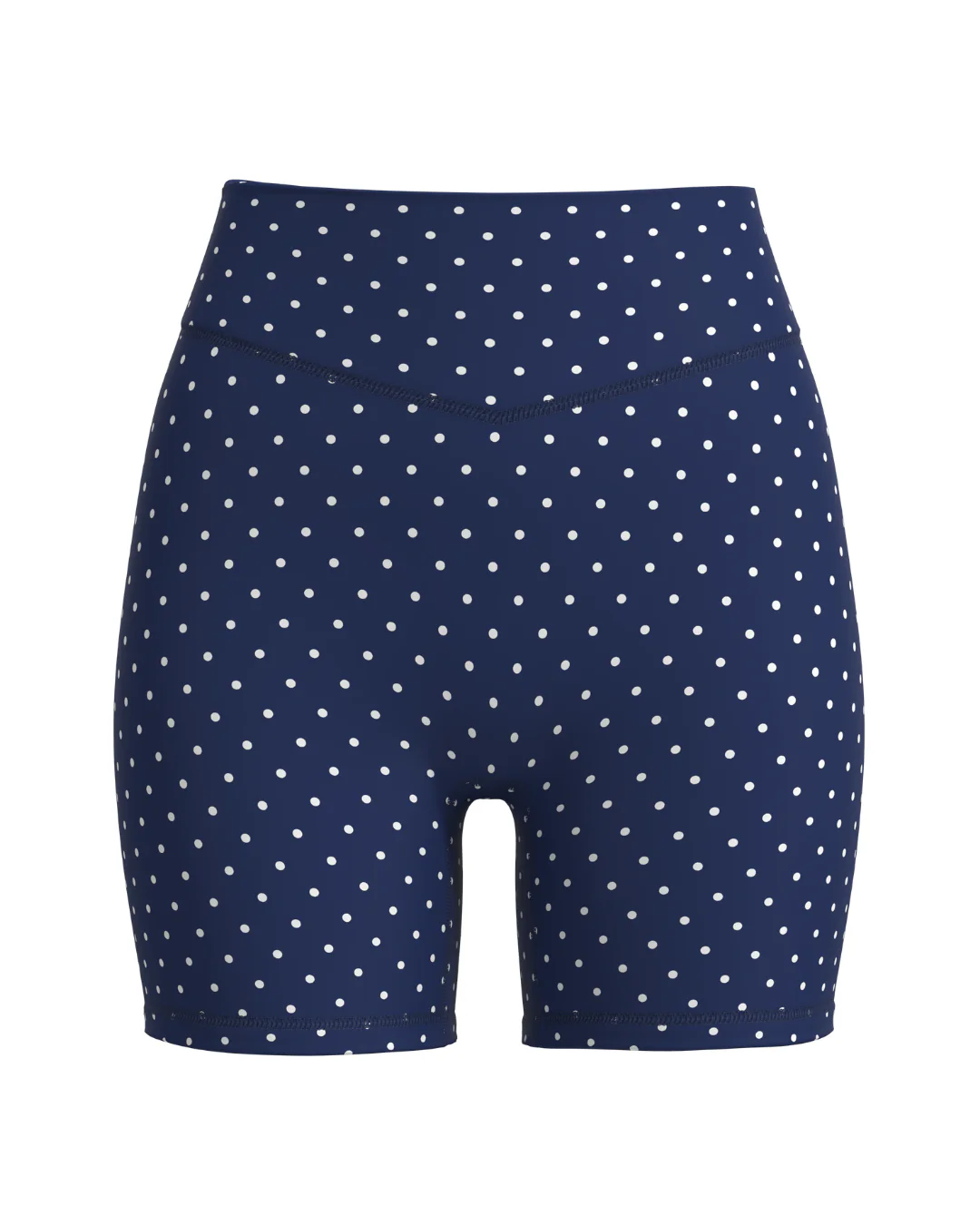 Bridge Short - Cypress & White Polka Dots