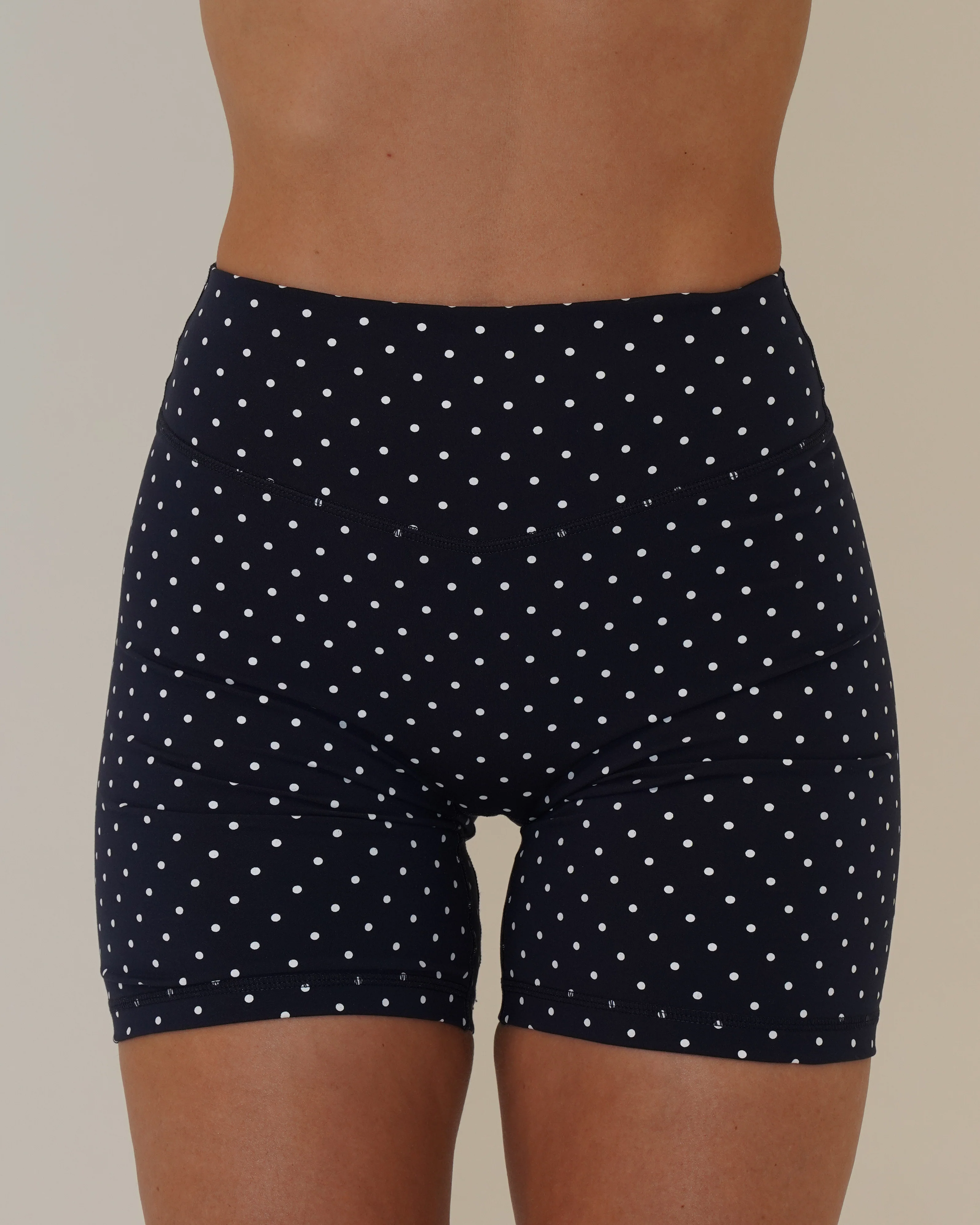 Bridge Short - Cypress & White Polka Dots - Image 2