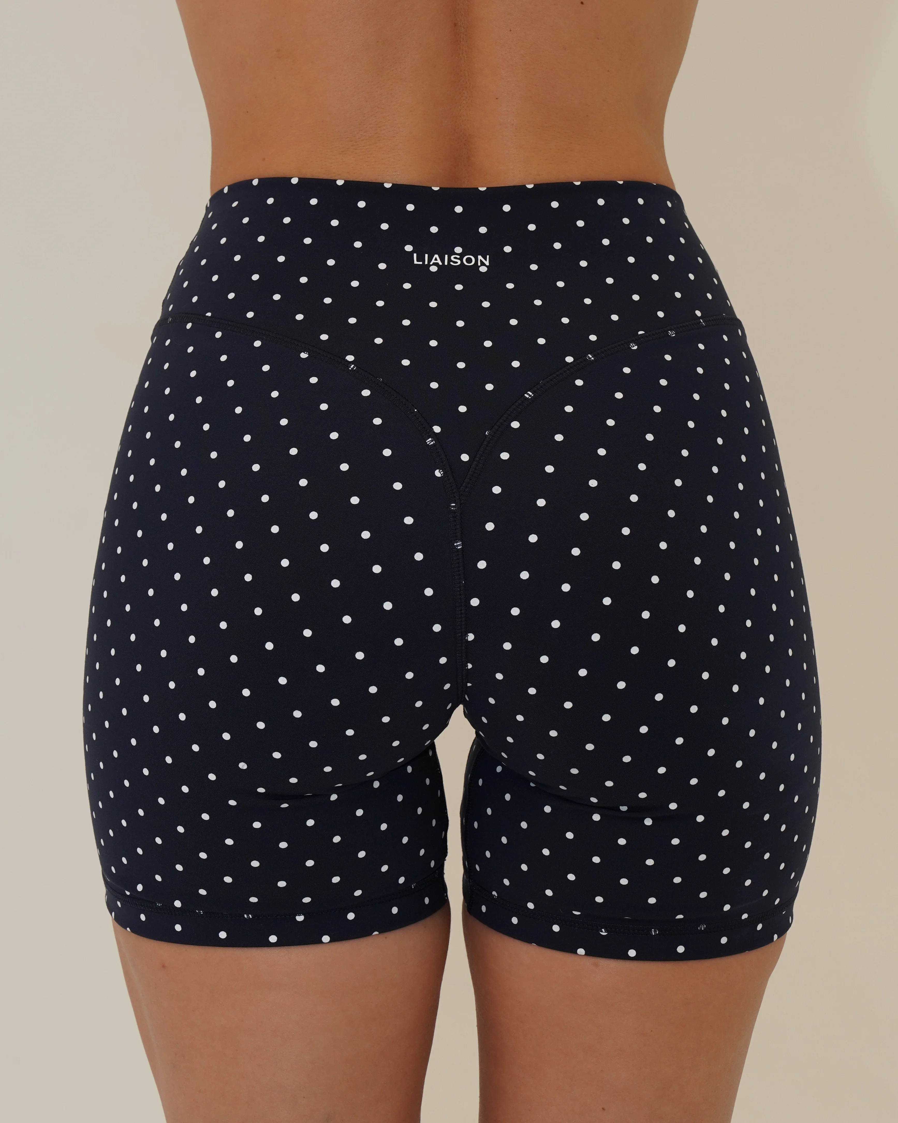 Bridge Short - Cypress & White Polka Dots - Image 4