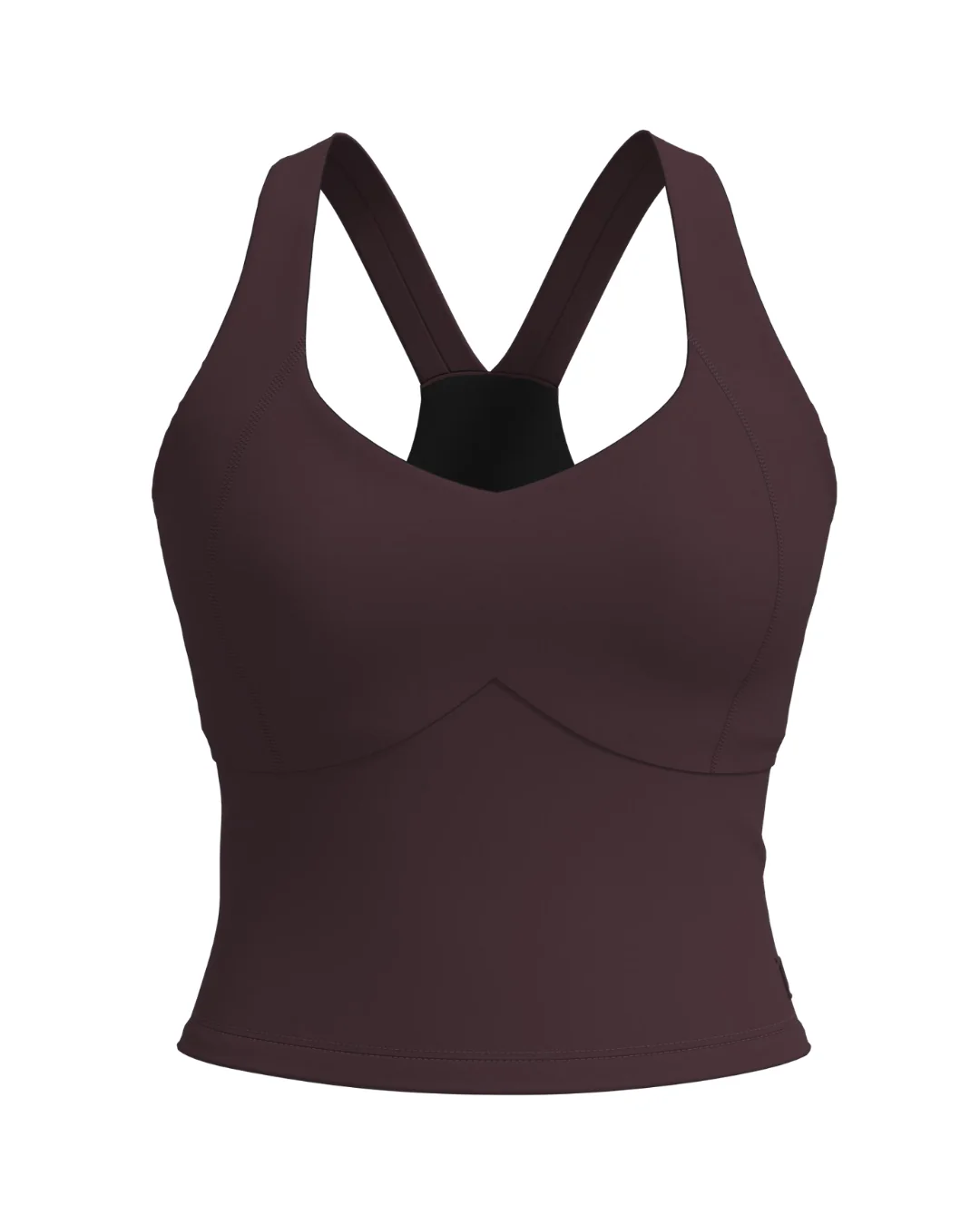 Contour Crop - Chocolate Cherry