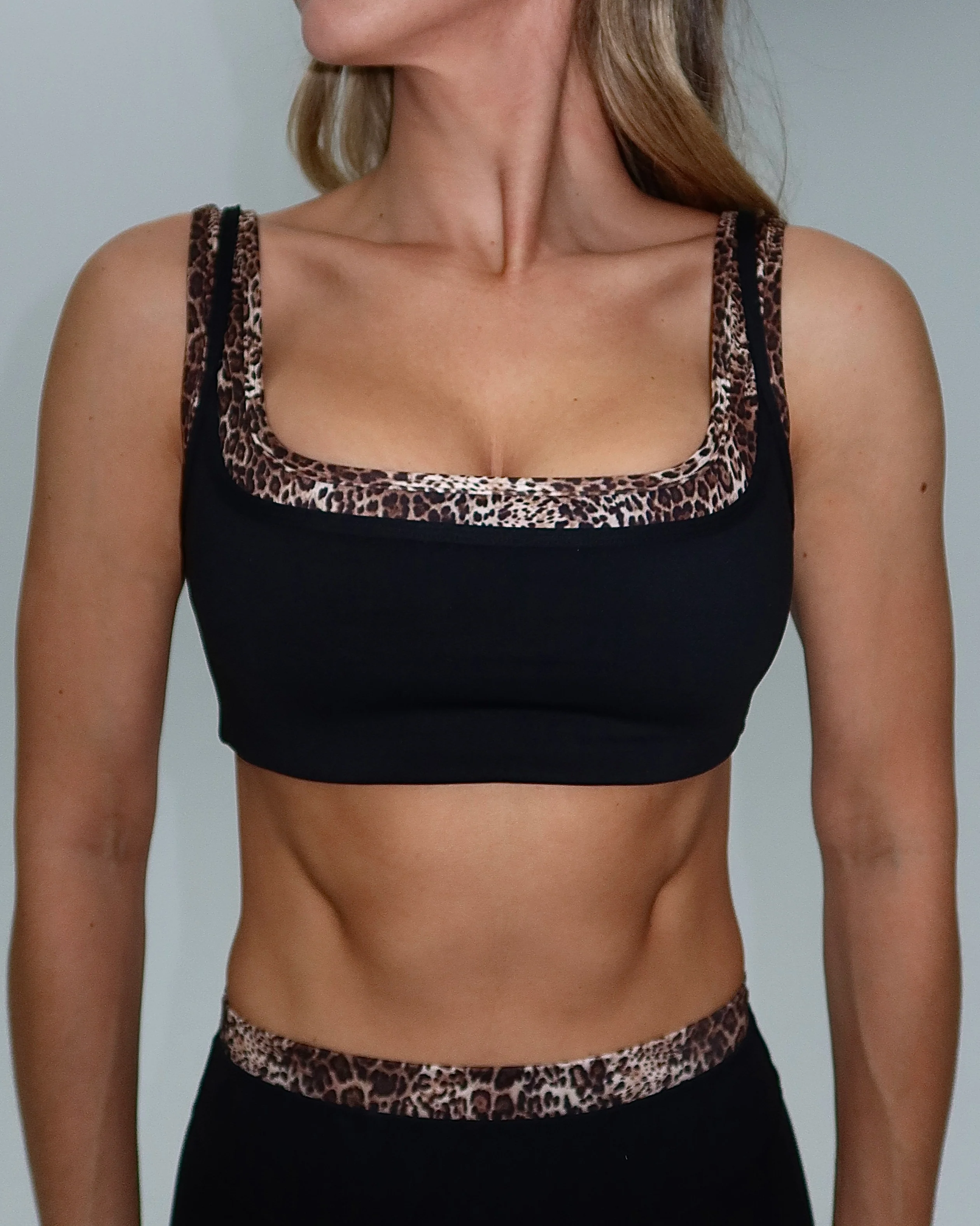 Double Layer Core Bra - Black & Wild Side - Image 2