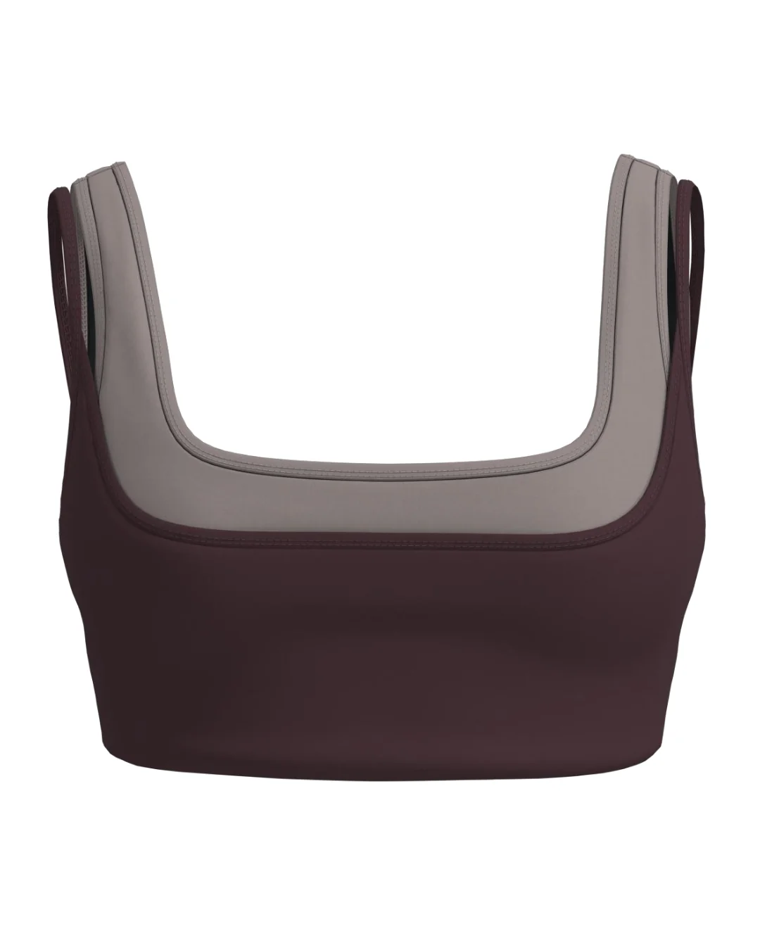 Double Layer Core Bra - Chocolate Cherry & Truffle