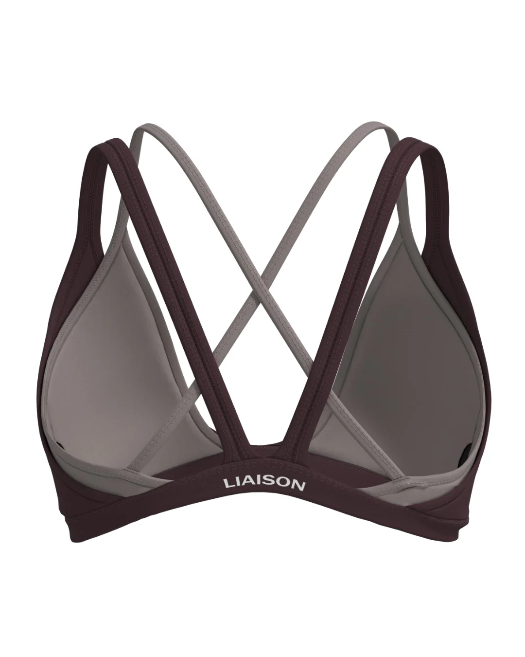 Double Layer Pulse Bra - Chocolate Cherry & Truffle - Image 3