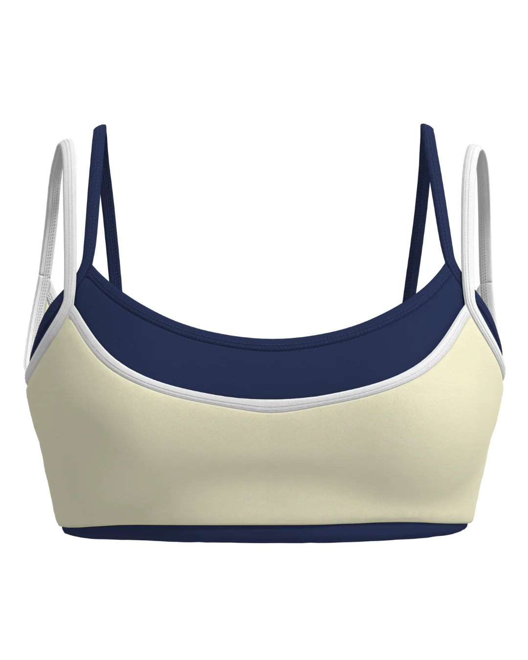 Double Layer Scoop Bra - Afterglow