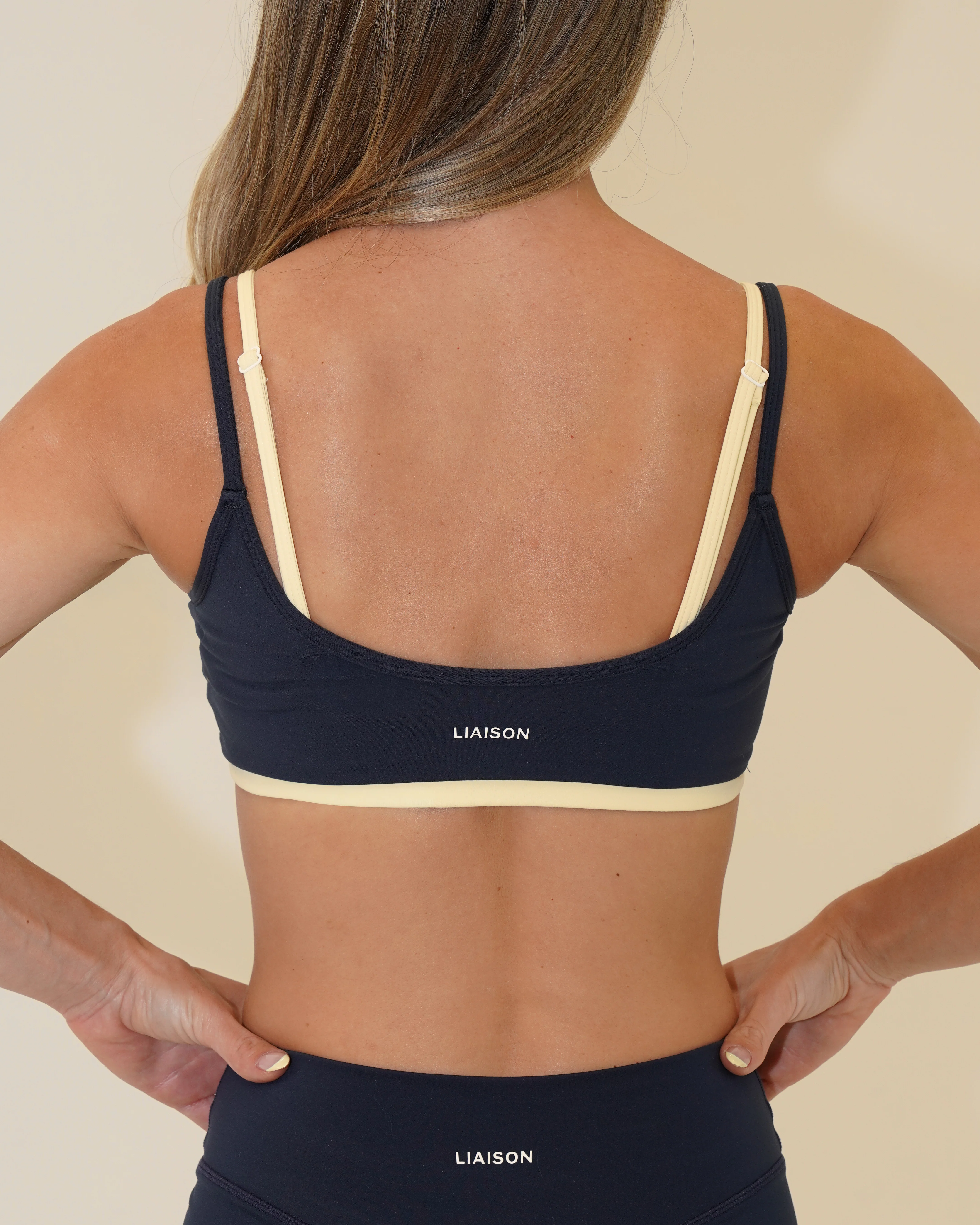 Double Layer Scoop Bra - Cypress & Daylight - Image 4