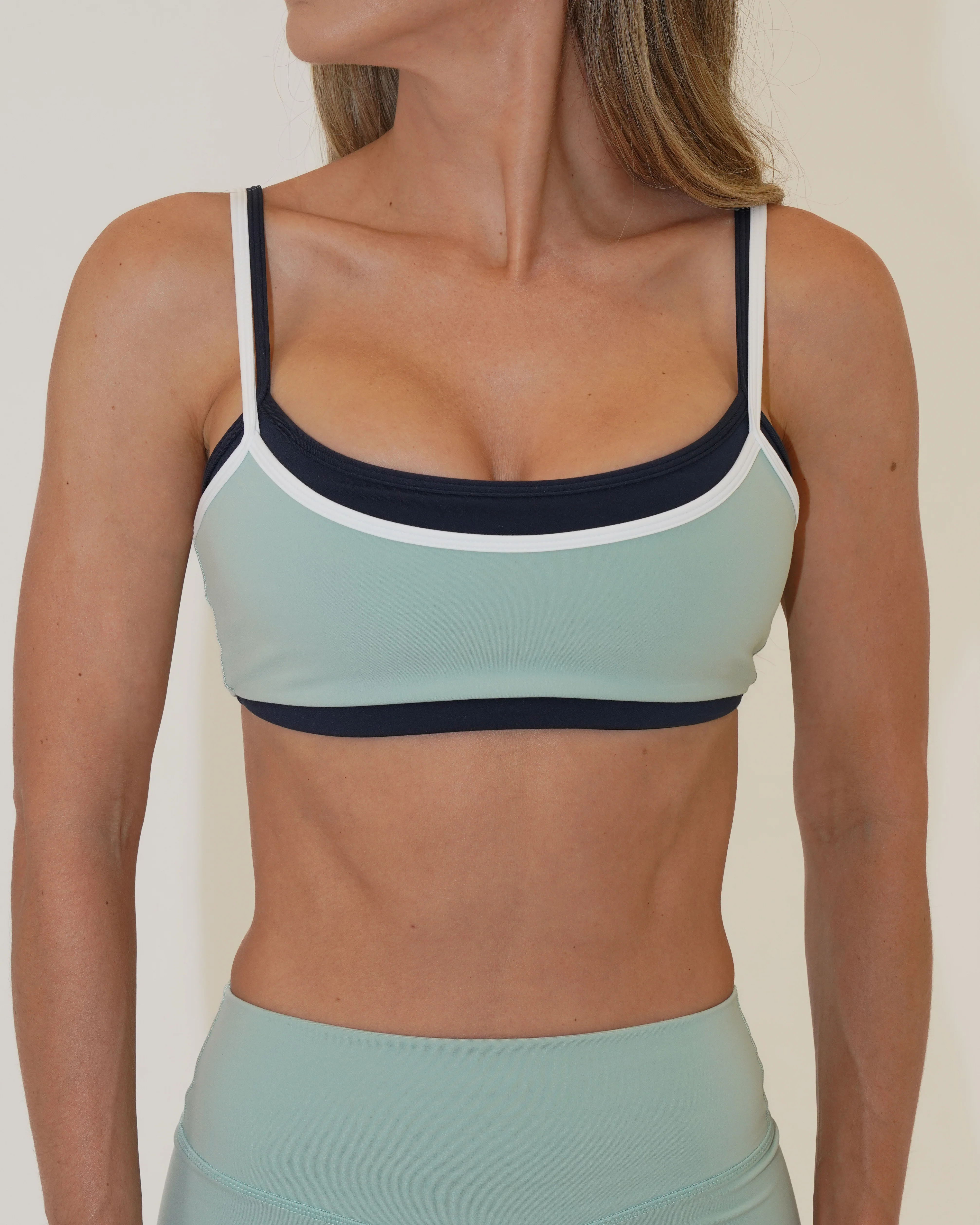 Double Layer Scoop Bra - Juniper - Image 2