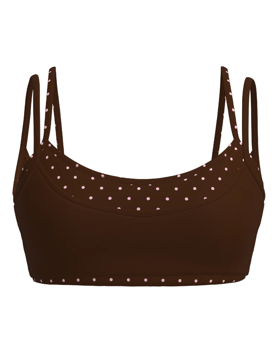 Double Layer Scoop Bra - Neapolitan