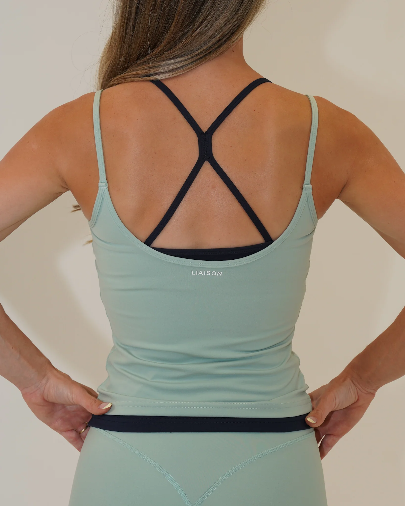 Double Layer Sporty Tank - Sage & Cypress - Image 6
