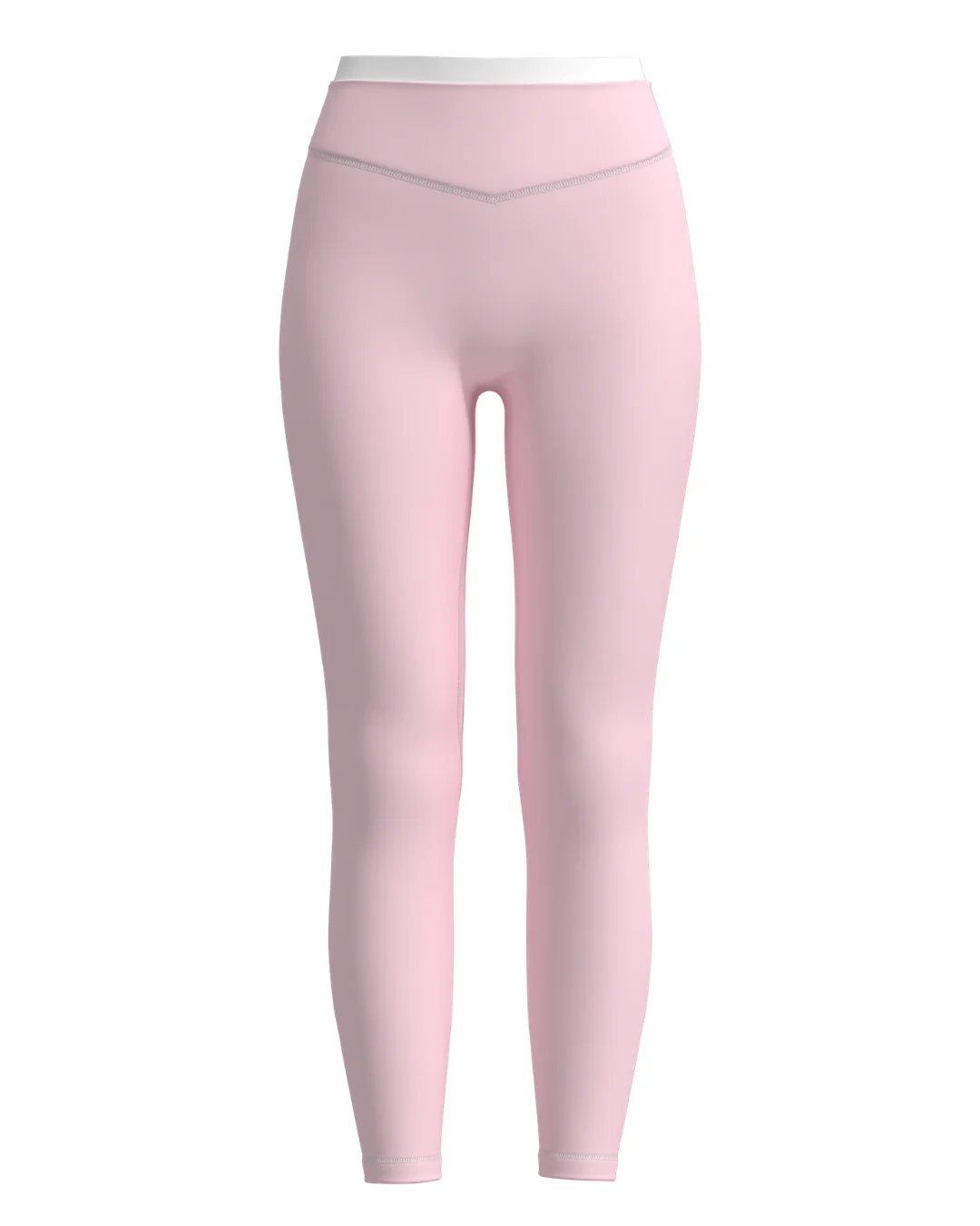 Layered Sculpt Pant - Soft Pink & White