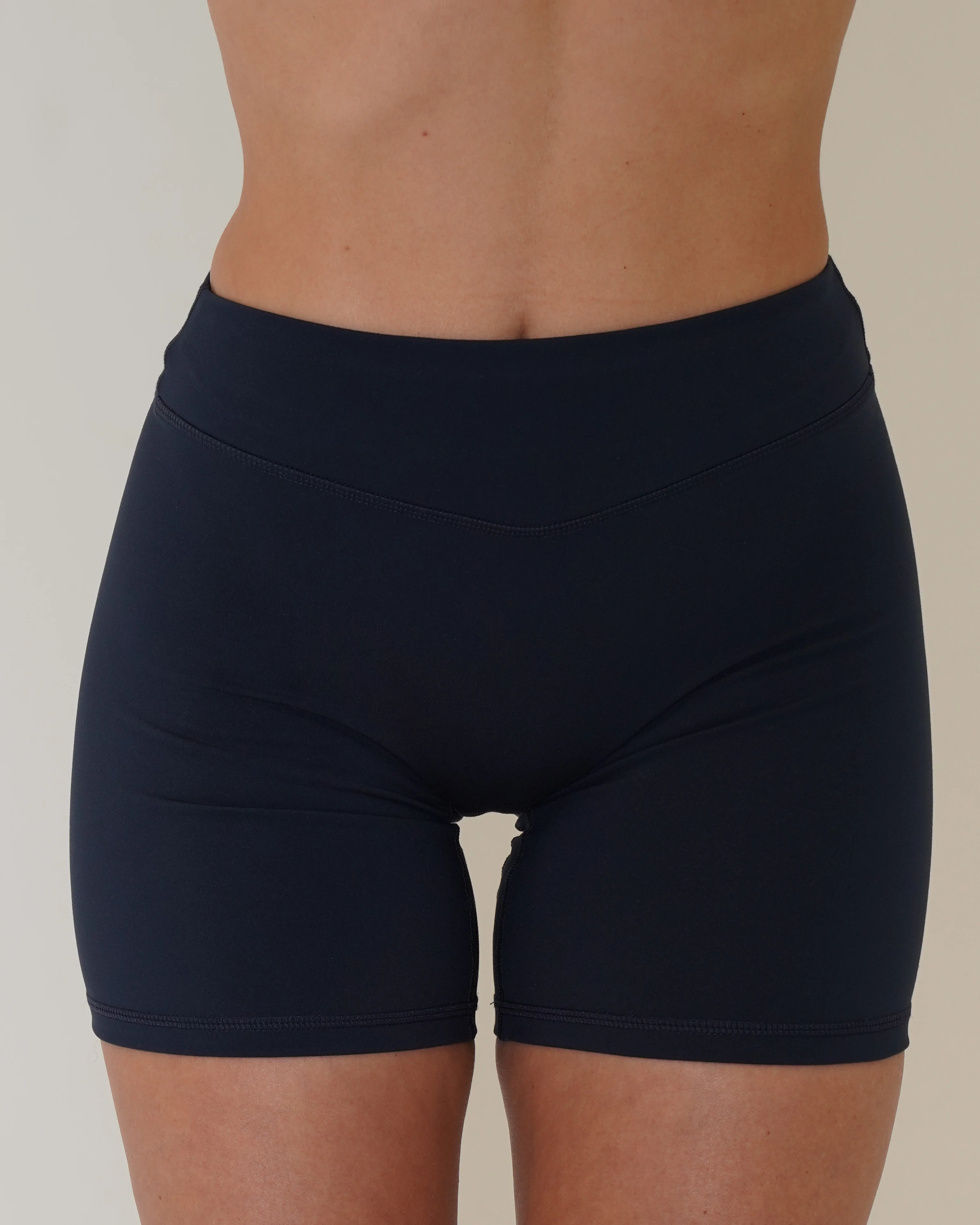 Layered Sculpt Short - Cypress & White Polka Dots - Image 7