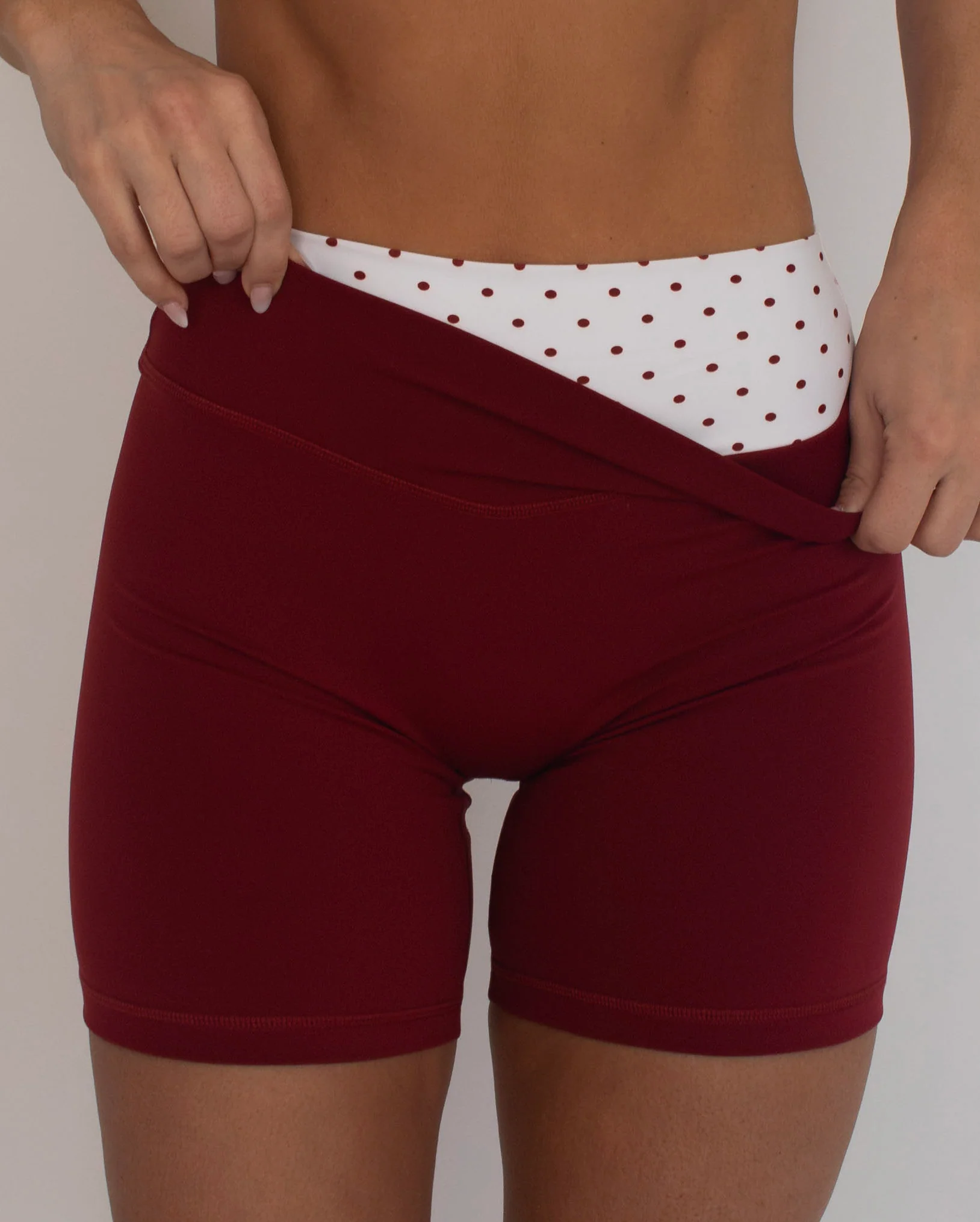 Layered Sculpt Short - Kiss & White Polka Dots - Image 5