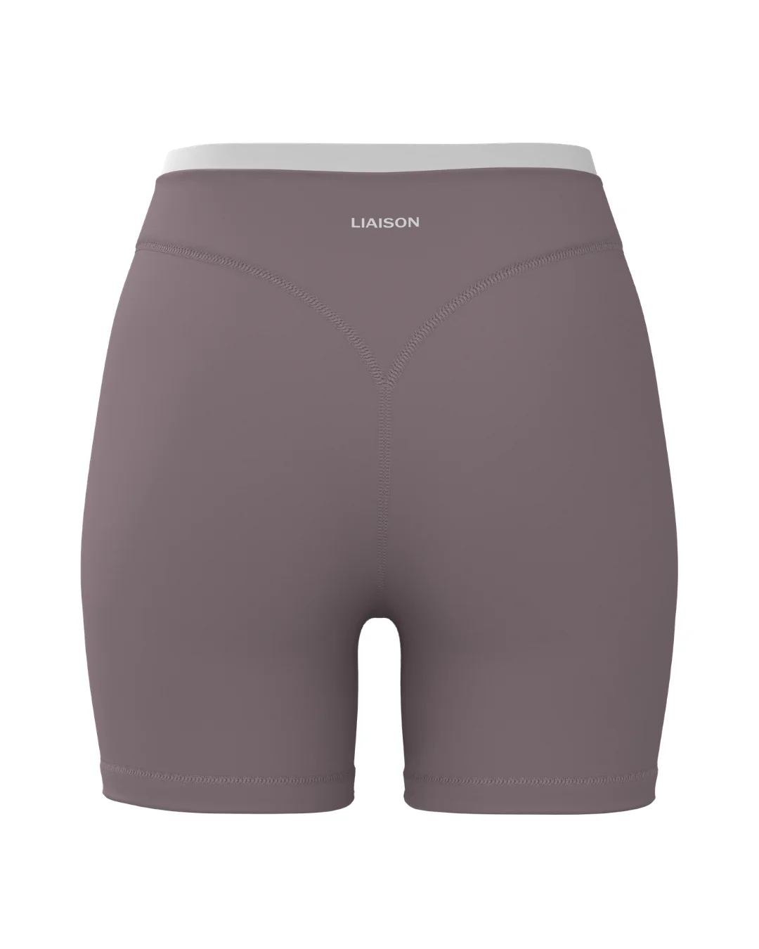 Layered Sculpt Short - Mauve & White - Image 3