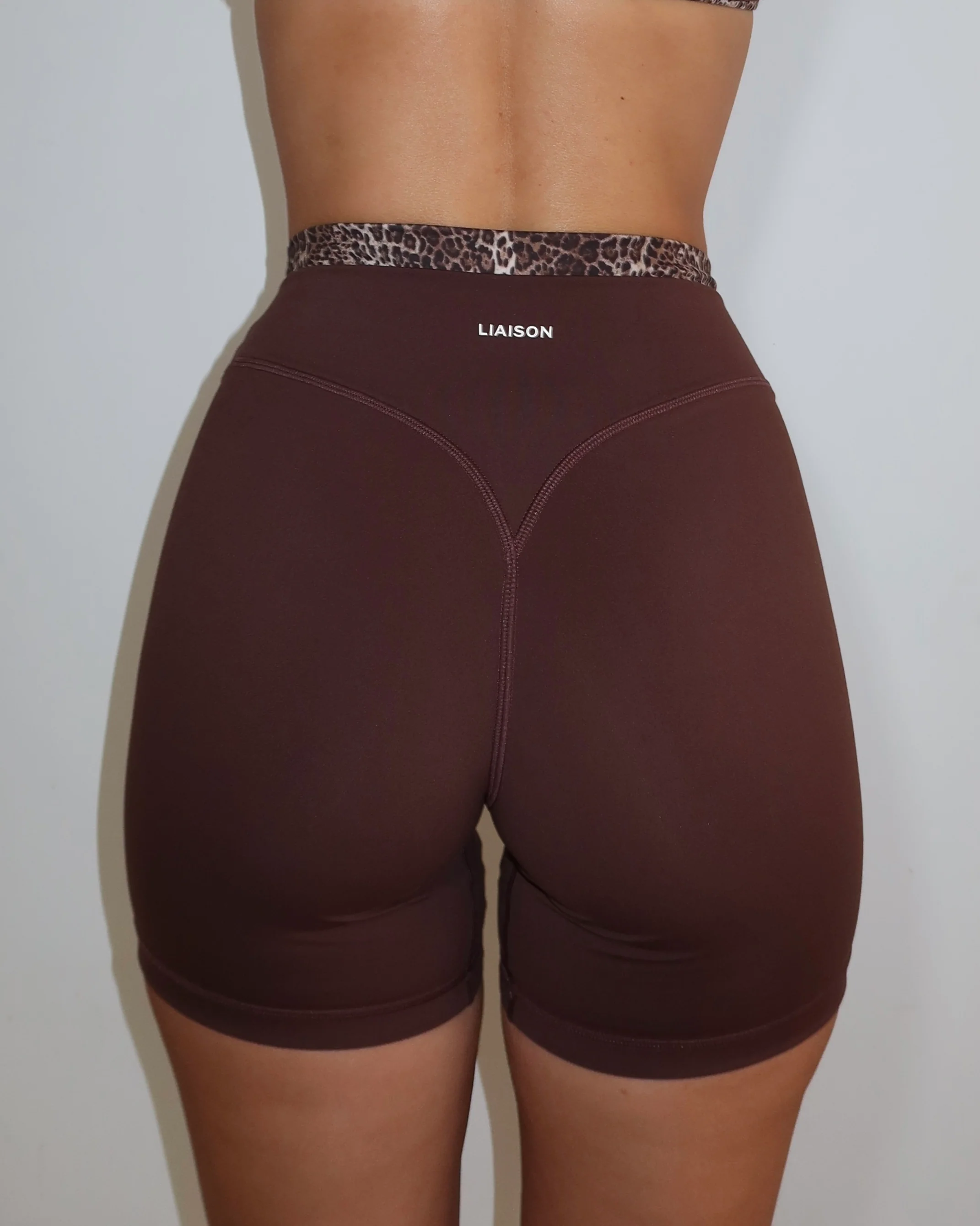 Layered Sculpt Short - Mocha Brown & Wild Side - Image 4