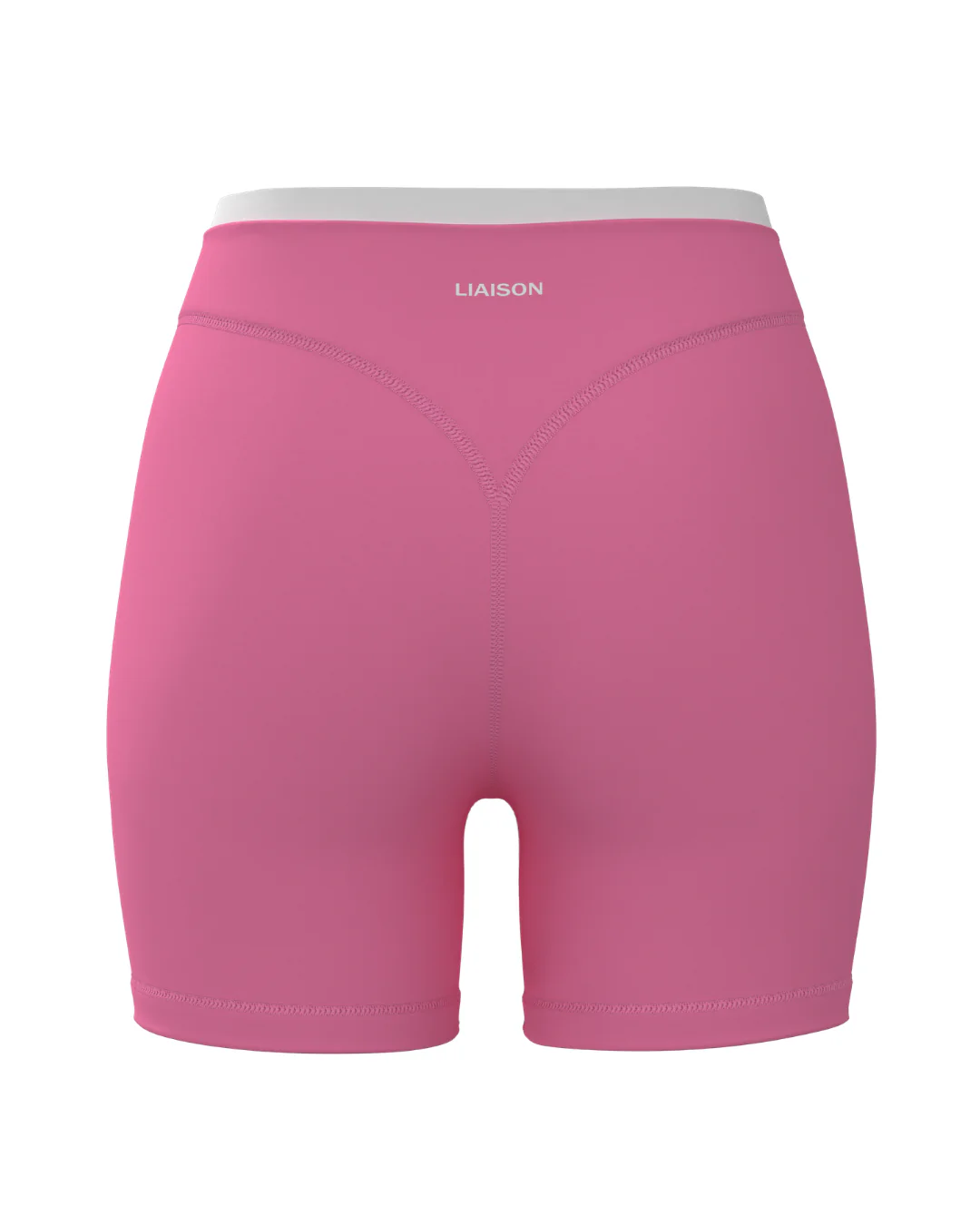 Layered Sculpt Short - Passion Pink & White - Image 3