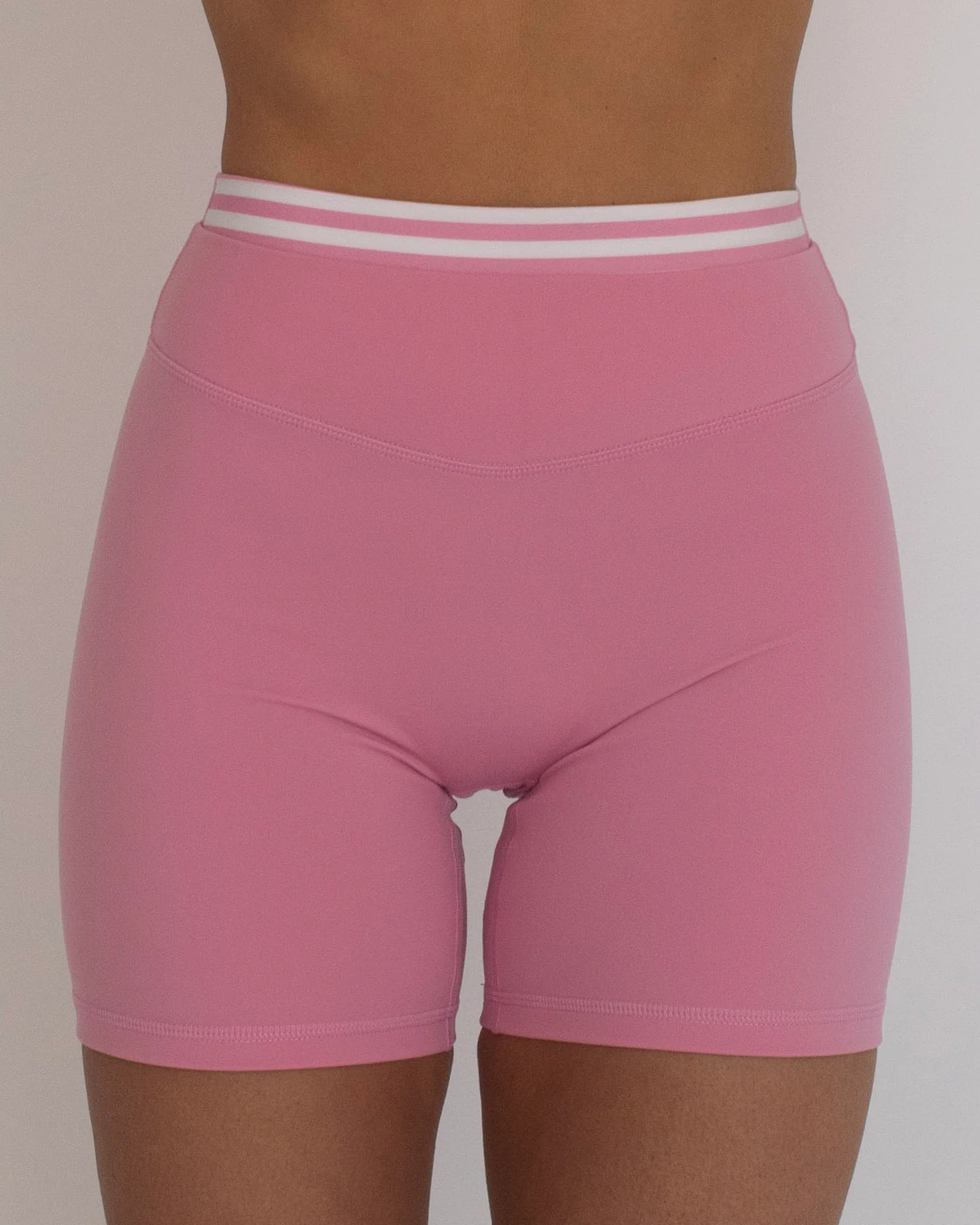 Layered Sculpt Short - Petal Pink & Stripes - Image 2