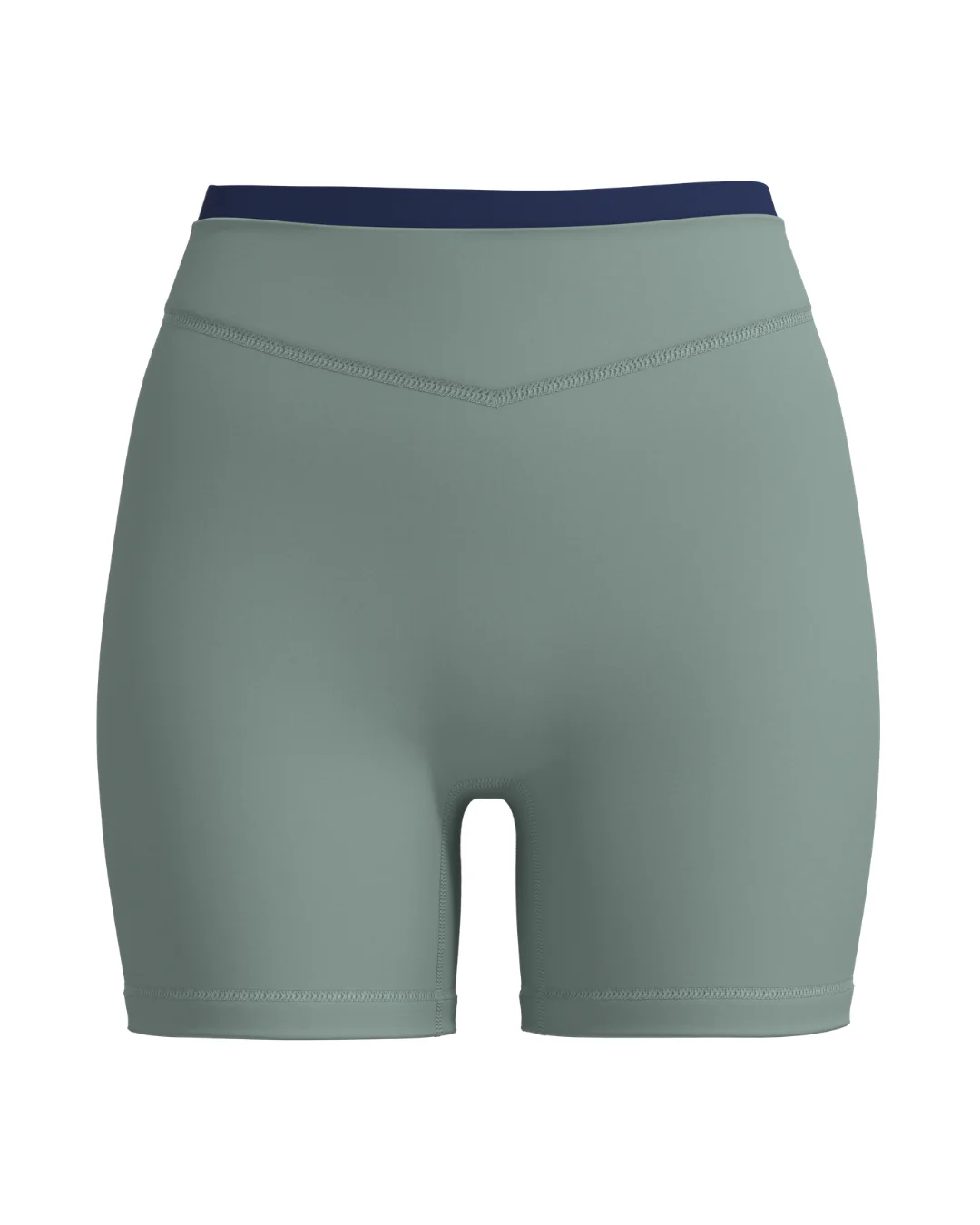 Layered Sculpt Short - Sage & Cypress