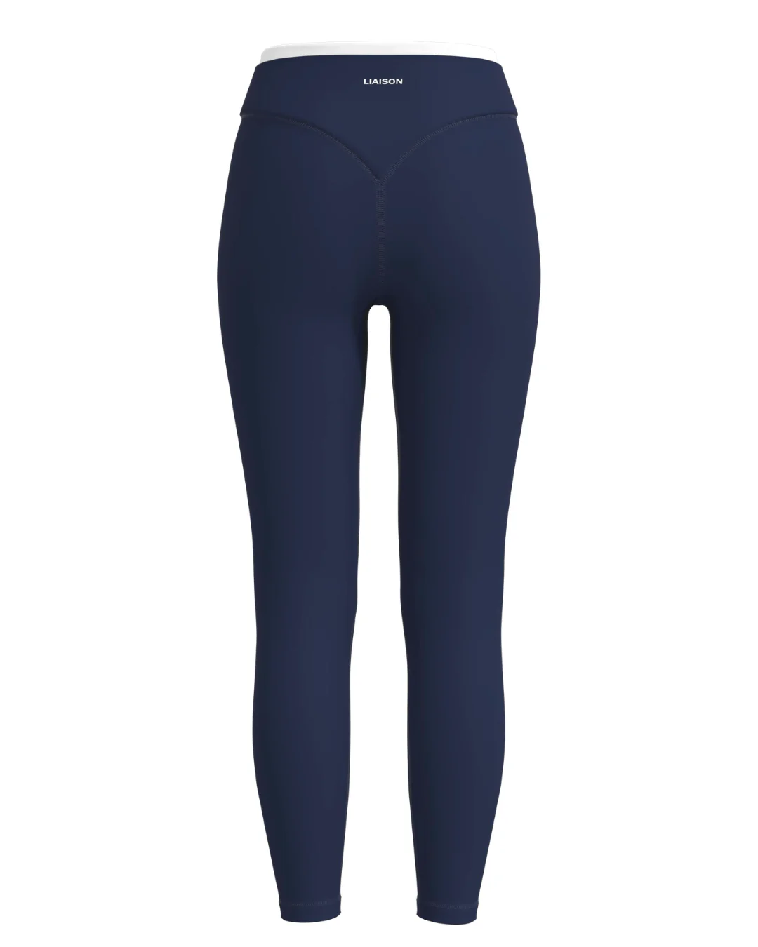 Layered Sculpt Pant - Navy & White - Image 3