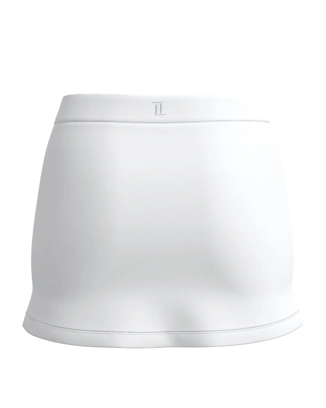 Lux Fitted Mini Skirt - White - Image 3
