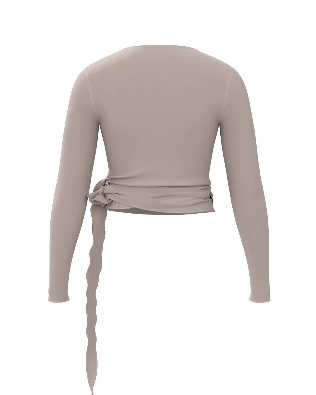 Pirouette Wrap Top - Truffle - Image 3