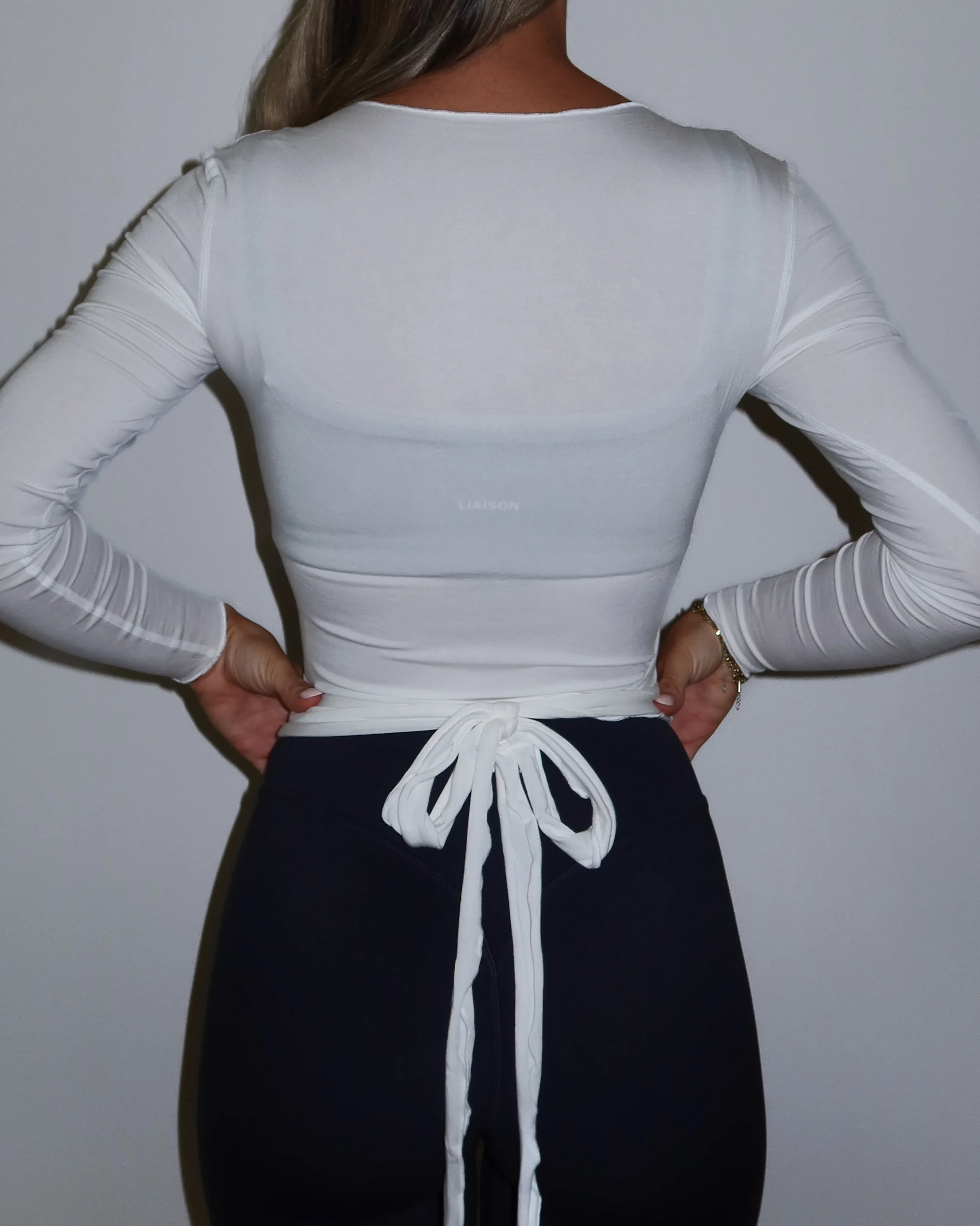 Pirouette Wrap Top - White - Image 7