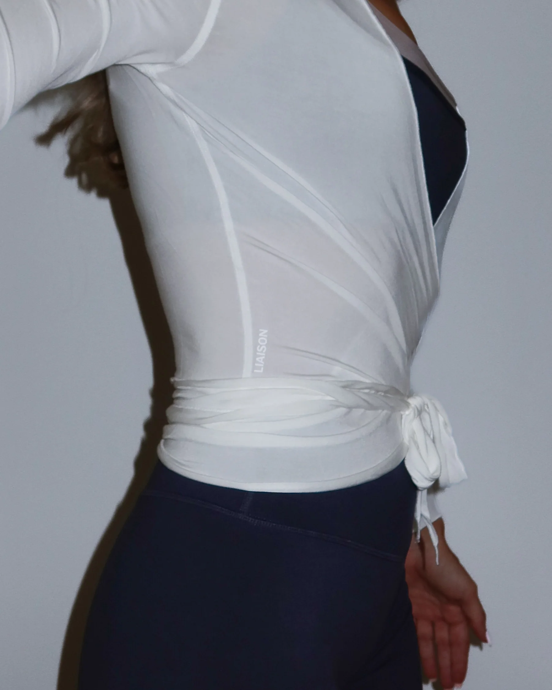 Pirouette Wrap Top - White - Image 8