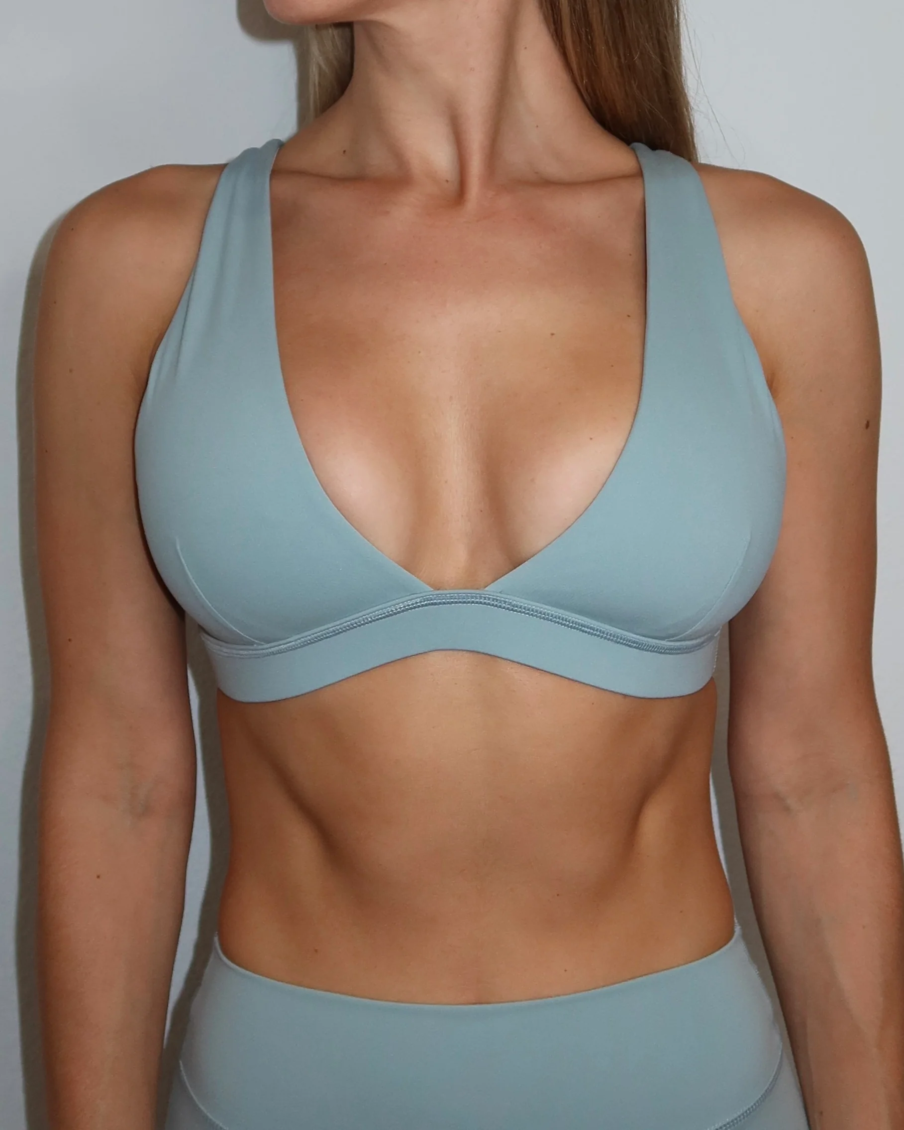 Plunge Bra - Icey Blue - Image 3