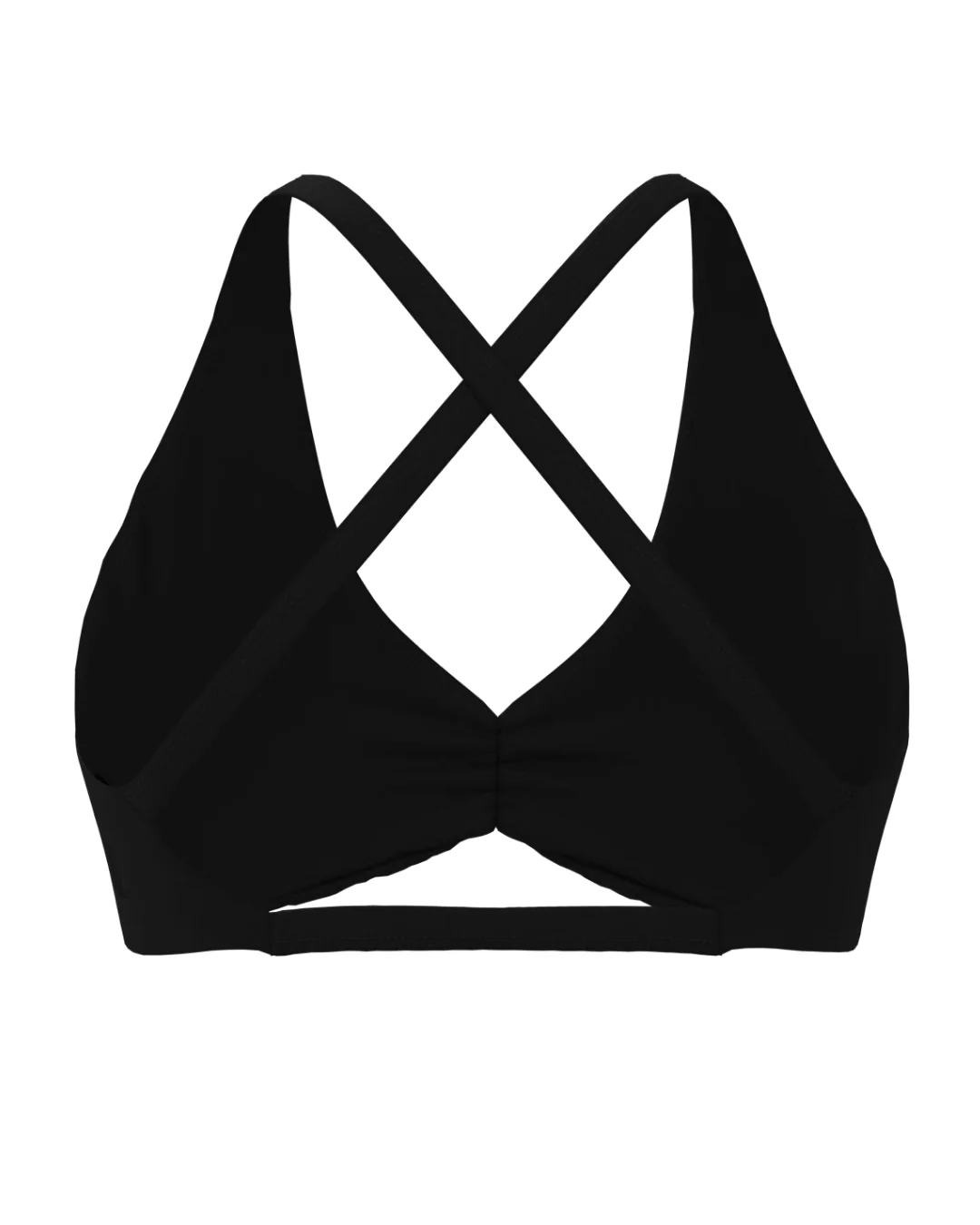 Scrunch Bra - Black - Image 3