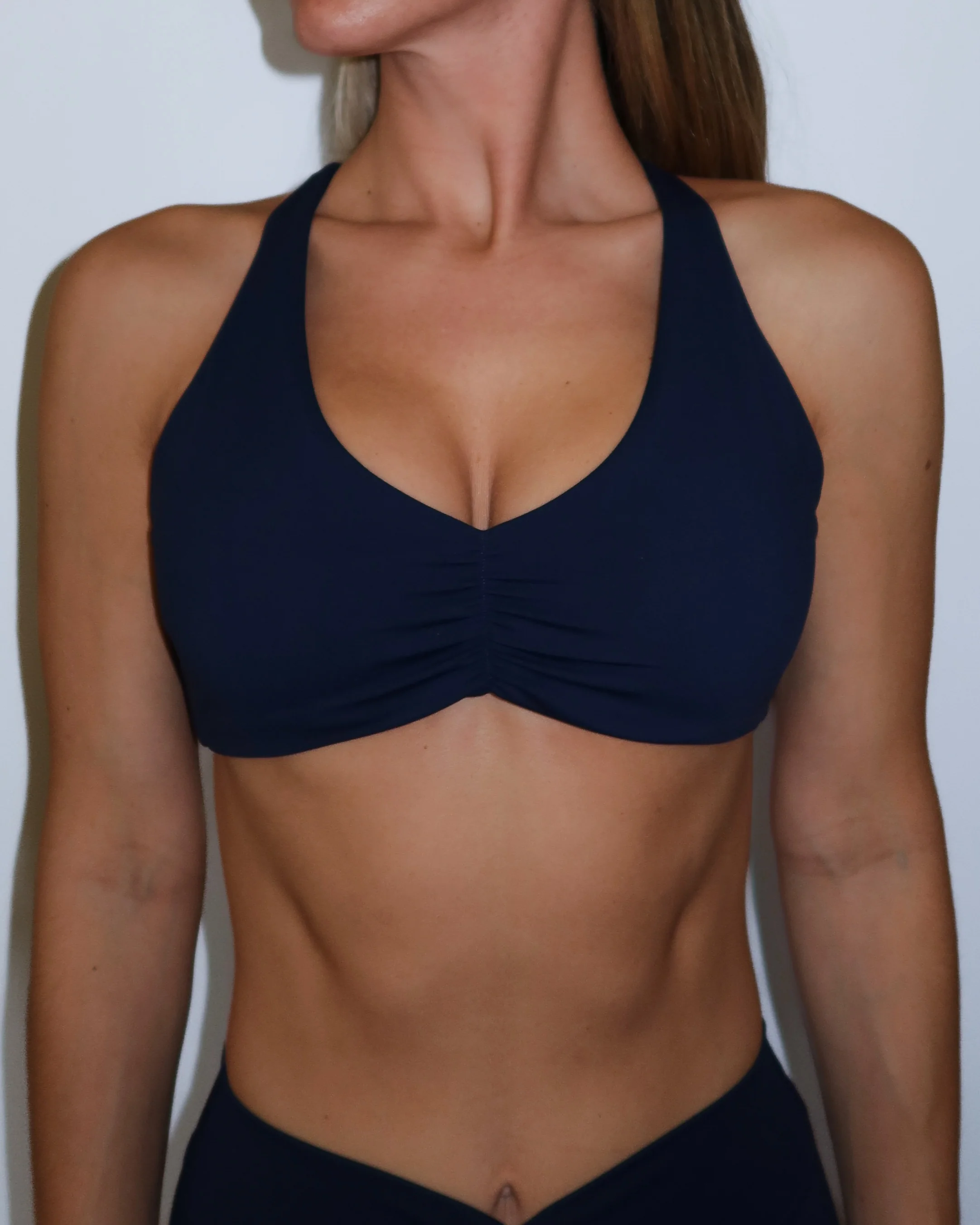 Scrunch Bra - Navy - Image 2