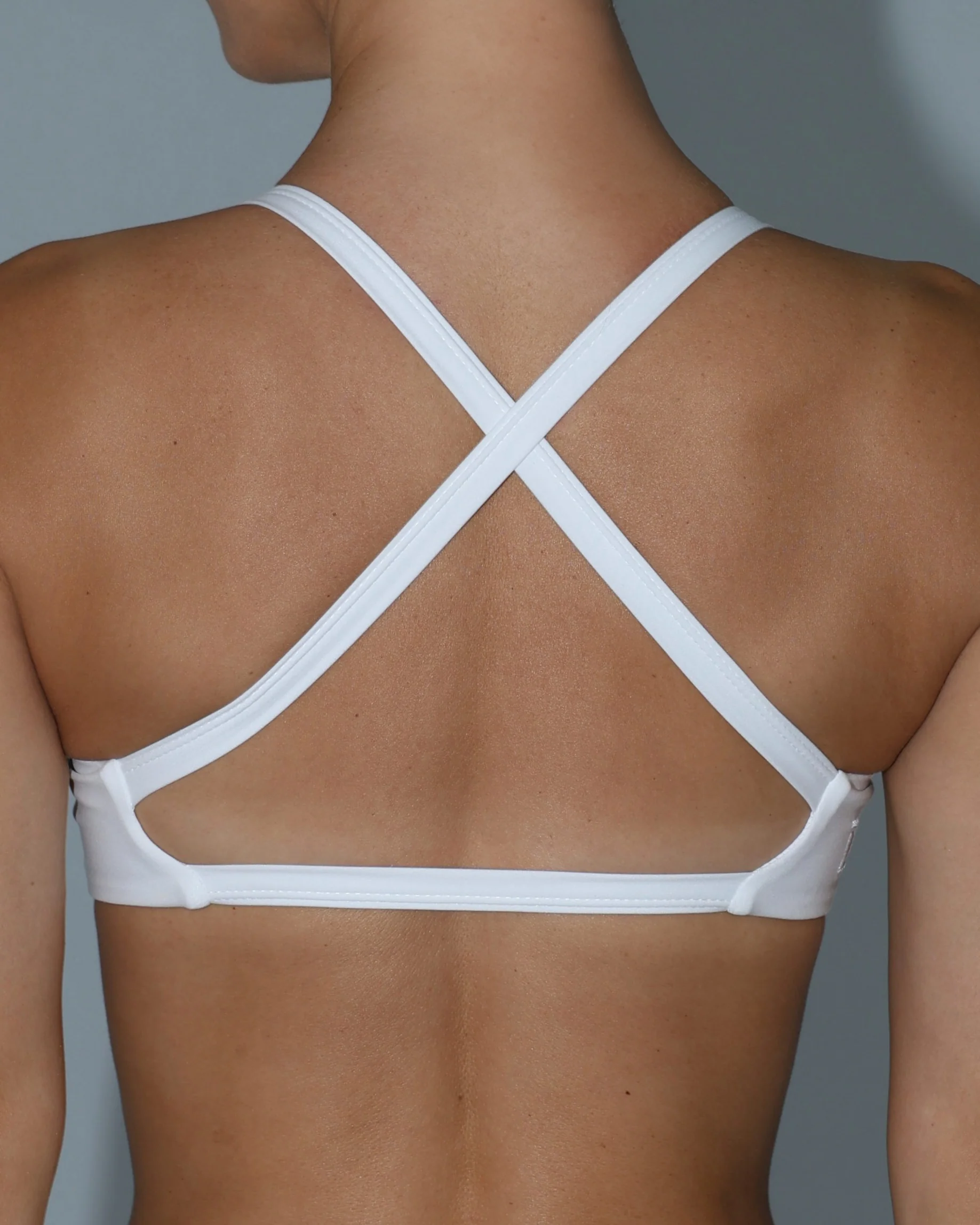 Scrunch Bra - White - Image 4