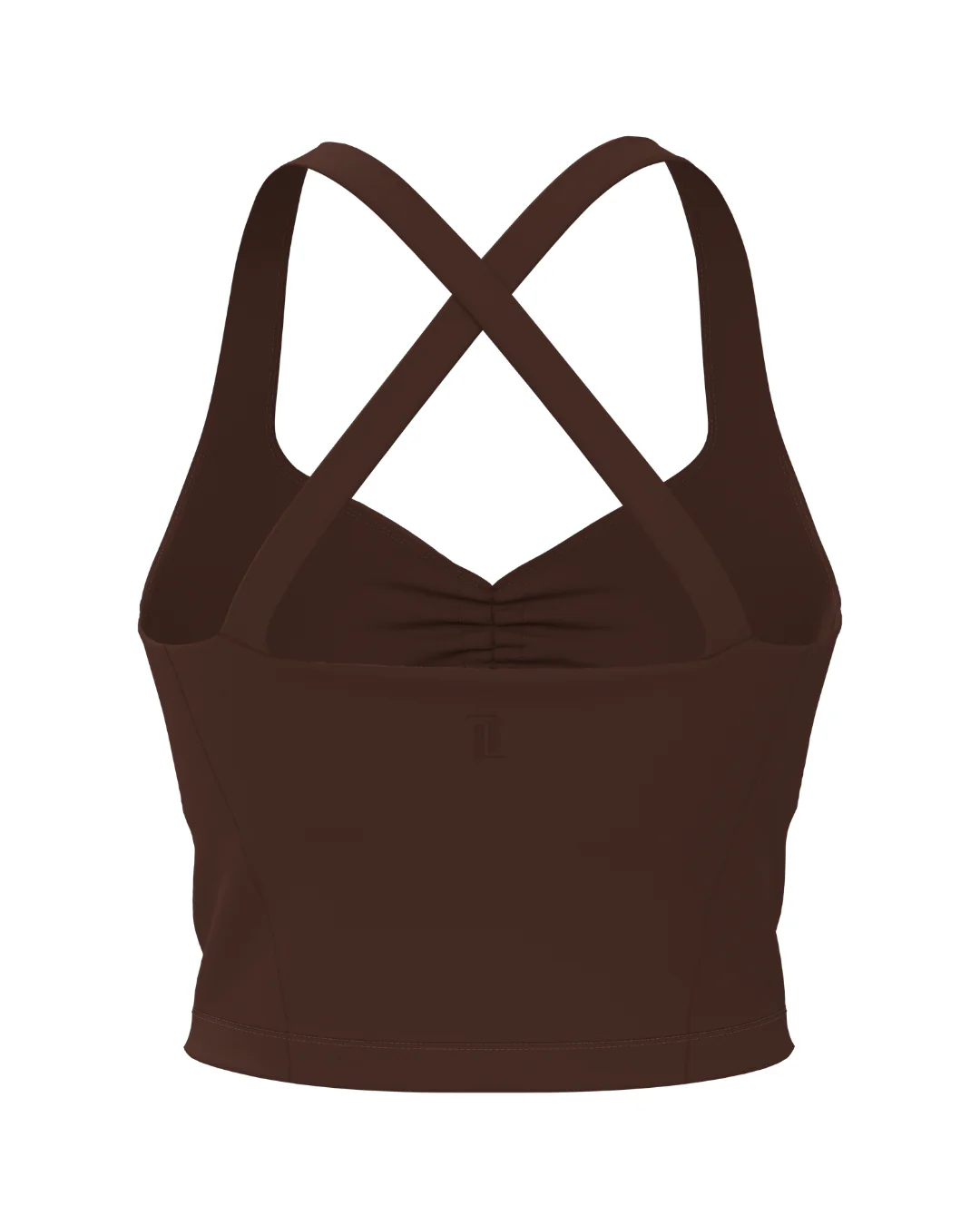 Scrunch Tank - Mocha Brown - Image 3