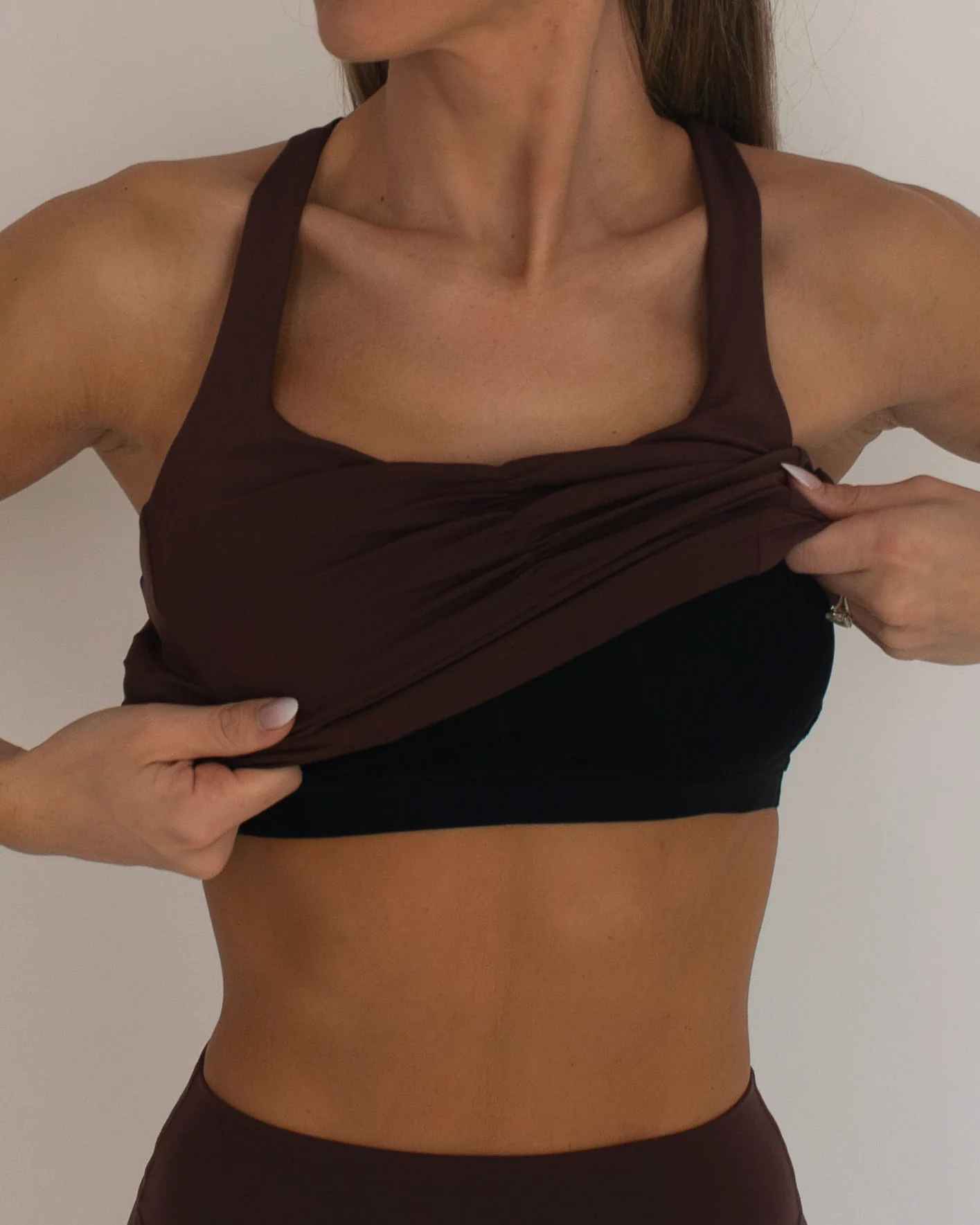 Scrunch Tank - Mocha Brown - Image 5