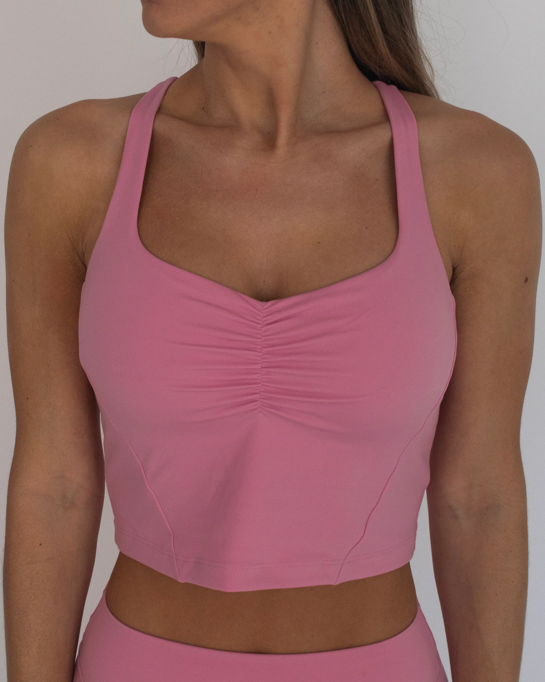 Scrunch Tank - Petal Pink - Image 2