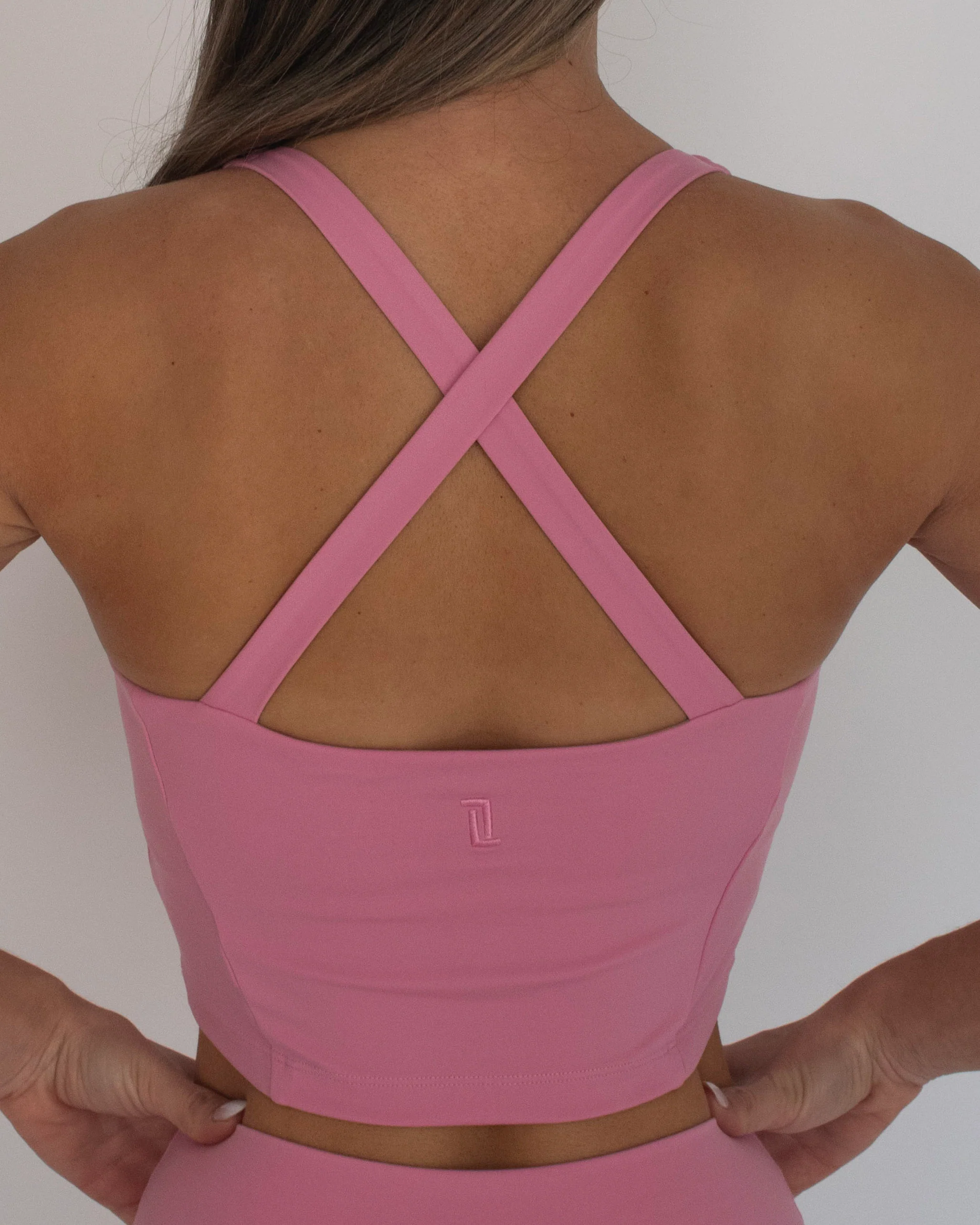 Scrunch Tank - Petal Pink - Image 4