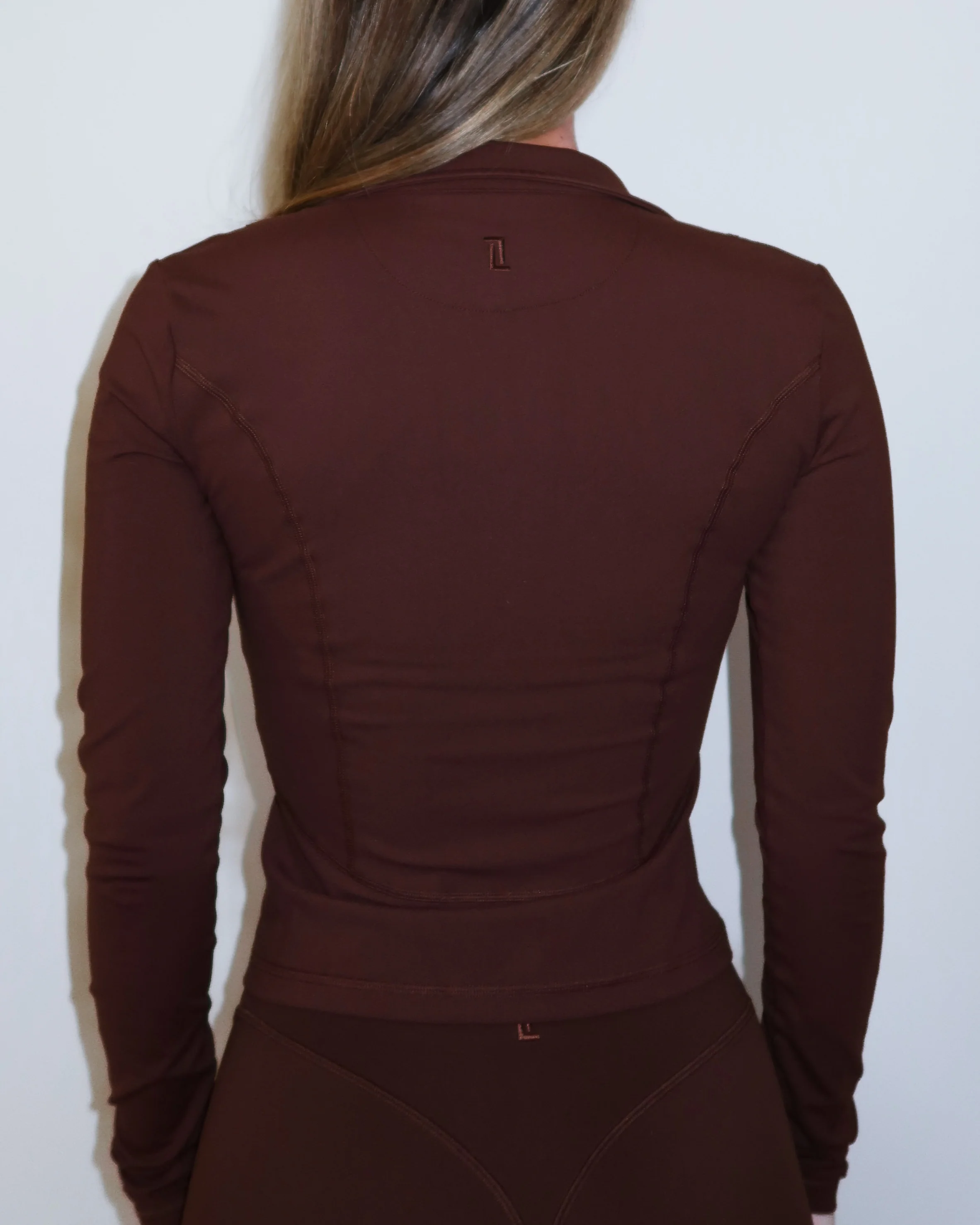 Sculpt Jacket - Mocha Brown - Image 4