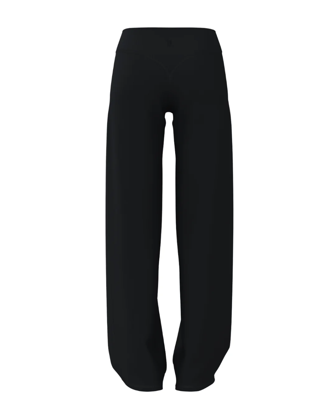 Straight Leg Trouser - Black - Image 3