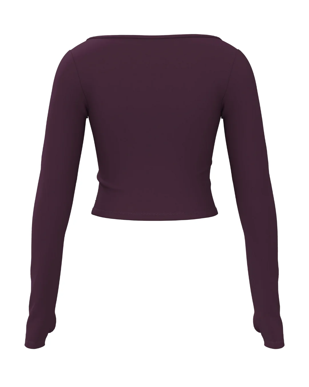 Stretch Long Sleeve - Merlot (lounge material) - Image 3