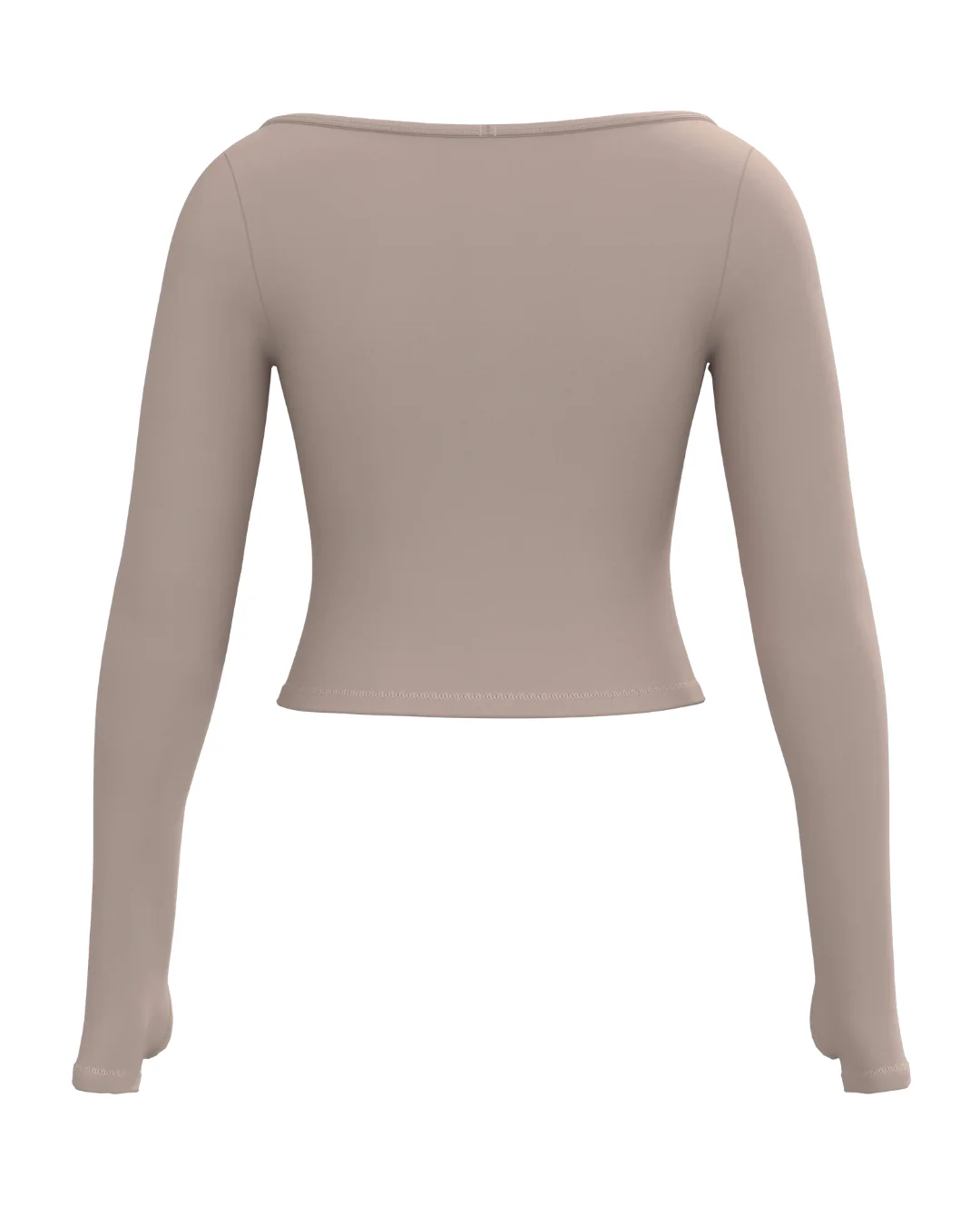 Stretch Long Sleeve - Truffle (lounge material) - Image 3