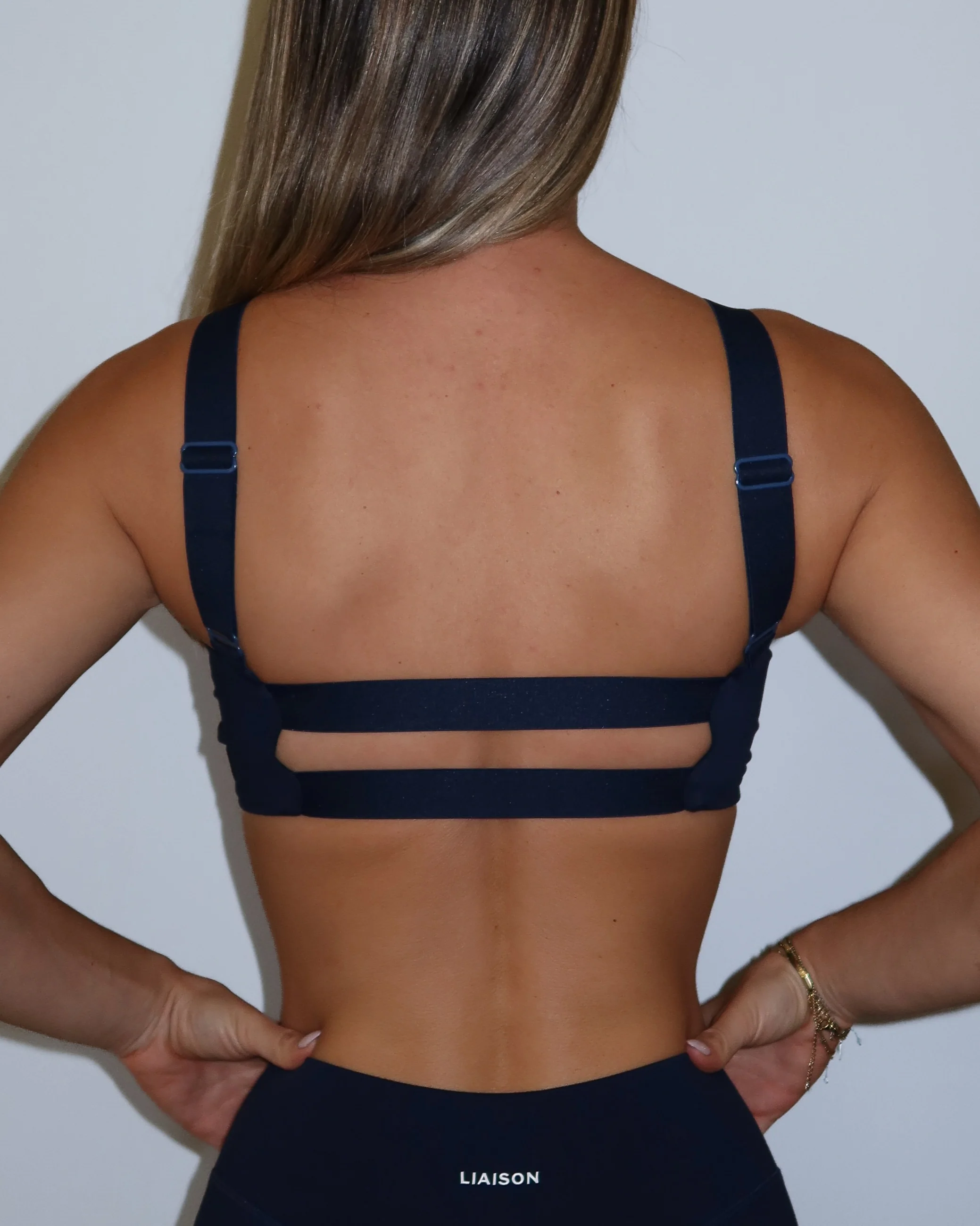 Synergy Cross Bra - Navy - Image 4